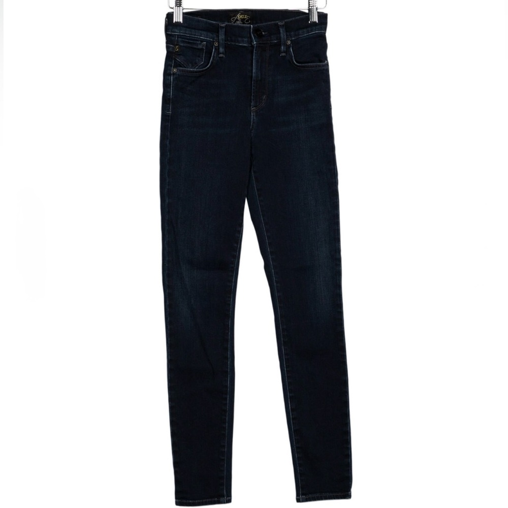 AGOLDE Sophie High Rise Dark Wash Skinny Jeans Size 25